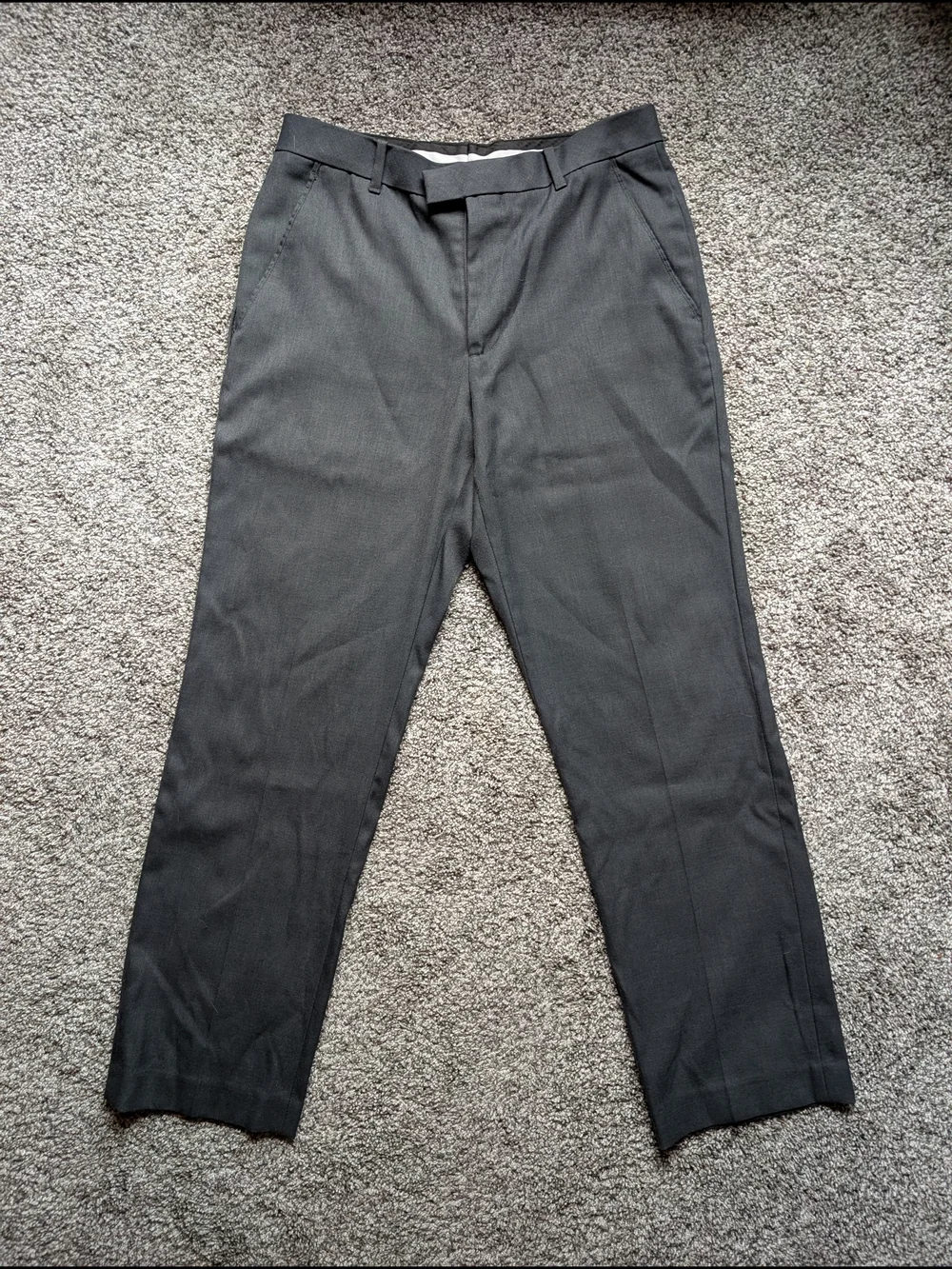 Perry Ellis Men's Black Dress Trousers